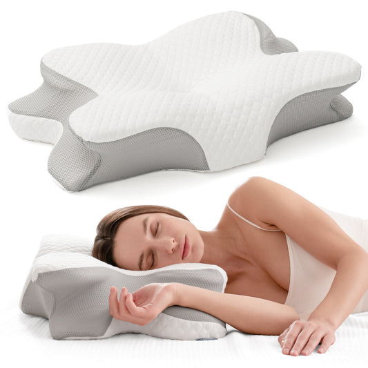 PandaSleepy Cervical Memory Foam Pillow